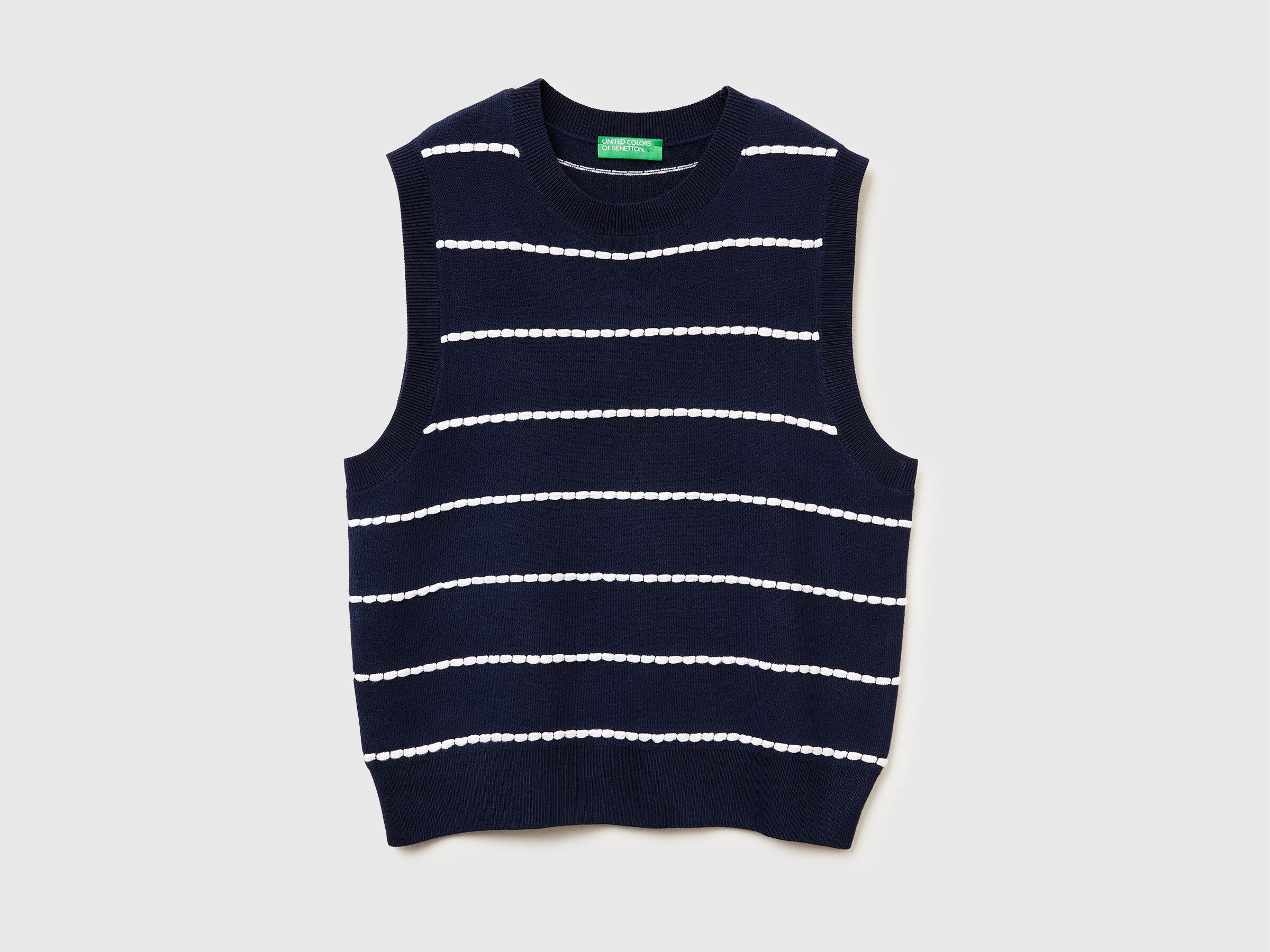 SLEEVELESS SWEATER Women image number 5